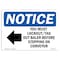 Signmission Sign, 7" H, Aluminum, You Must Lockout Tag Out Baler Sign With Symbol, Landscape, L-19096 OS-NS-A-710-L-19096 - alternate 1